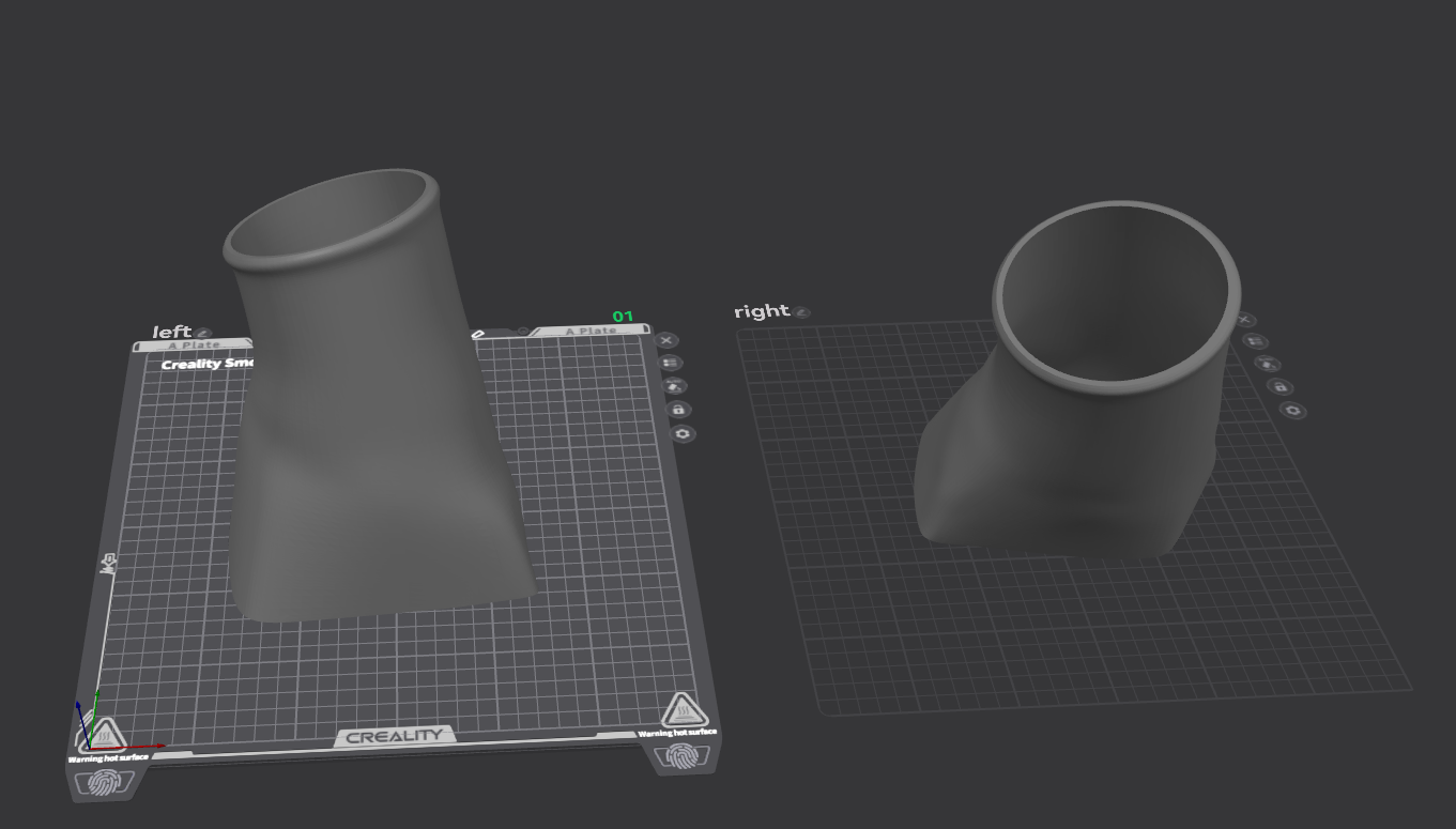 03-07 classic headlight duct STL